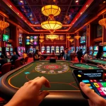 Experience the excitement of trang chủ xx88 with luxurious tables and vibrant casino visuals.