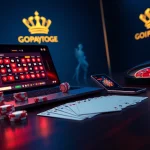 Gopaytogel interface showcasing fast secure online toto bets with dynamic poker chips and digital transaction display
