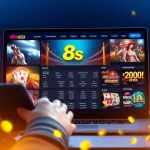 Experience the engaging interface of https://8scom.dev/ showcasing exciting betting options and bonuses.