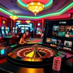 TR88 players engaging in roulette and slot games in a vibrant casino environment.