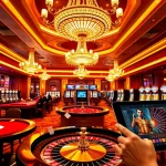 Engaged players enjoying games at https://rr88me.com/ in a dynamic, luxurious casino environment.