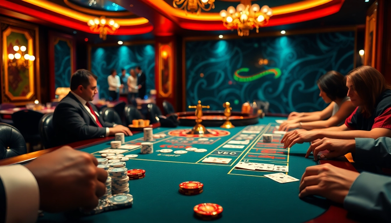 Poker chips stack and cards spread on a luxurious table at http://88xx.art/, showcasing a thrilling casino atmosphere.