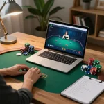 Engage in the fun of online poker and create a caricature of your game night moments with vibrant visuals.