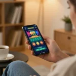 Experience exciting gameplay at Nhà Cái FB88 with engaging mobile casino apps, set in a comfortable home environment.