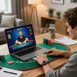 Experience the excitement of online gambling at home with a live dealer setup while using playstation-experience.