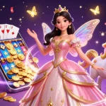 Experience the thrill of gaming with MU BET in a colorful scene filled with slot games and excitement.