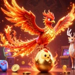 Experience captivating gaming elements with GO88's thrilling casino atmosphere featuring dynamic characters and action!