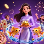Win big with TOTOTOGEL in this vibrant 3D scene filled with golden coins and festive energy.