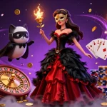 Experience the thrill of royal casino with this vibrant 3D illustration showcasing gaming excitement.