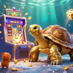 NAGA188 memicu kegembiraan pemain dengan slot mesin ceria dan simbol jackpot berkilauan.
