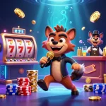 Engage with the fun atmosphere of slot gacor deposit 10rb at a comedy casino with lively hyenas.