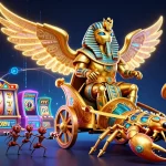 Win big with spbo terlengkap in this vibrant 3D illustration of a casino scene featuring unique characters and games.