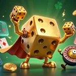 Uncover exciting games with link tải go88, as a golden dice golem and companions bring casino fun to life.