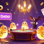 The radio-themed casino scene with glowing glowworms, a bat dealer, and vibrant gaming elements enhances your gaming experience.