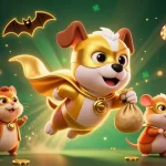 Experience the excitement of 조이카지노 with vibrant 3D slot machines, gold coins, and playful characters.