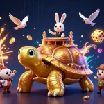 Play exciting games at ATAS, a vibrant online casino featuring a colorful jackpot scene.
