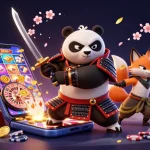 Experience thrilling gameplay with fokus777 in this vibrant, action-packed 3D casino scene.