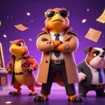 Engage with toto slot gameplay featuring raptors in disguise at a VIP lounge with dynamic gaming elements.
