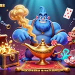Experience winning strategies with menangclub88 link alternatif in this vibrant 3D casino scene.